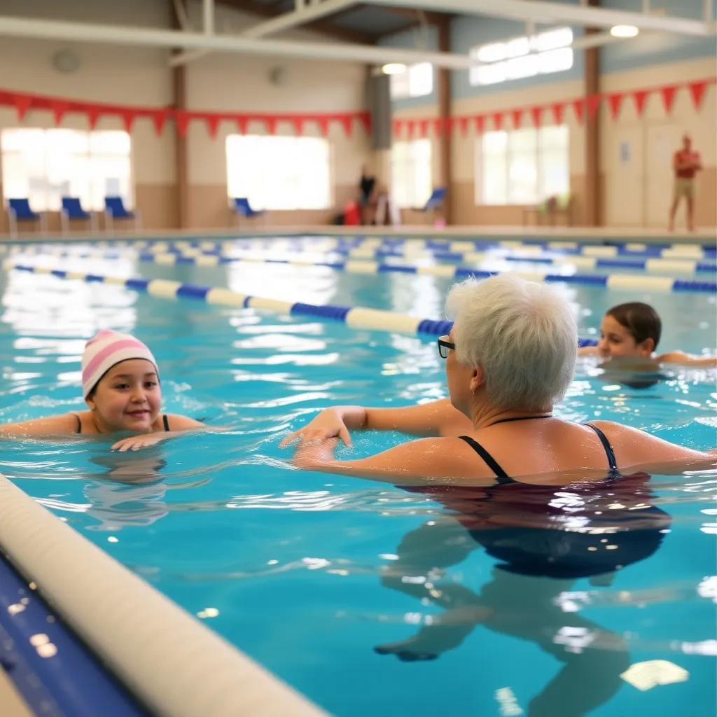 Swimming lessons at Bobby Miller Activity Center in Tuscaloosa