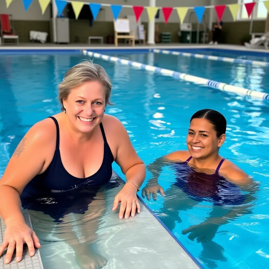 Swimming lessons at Whitesburg Pool in Huntsville